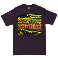 Plum Spooky mama Premium Tee - Artiststas