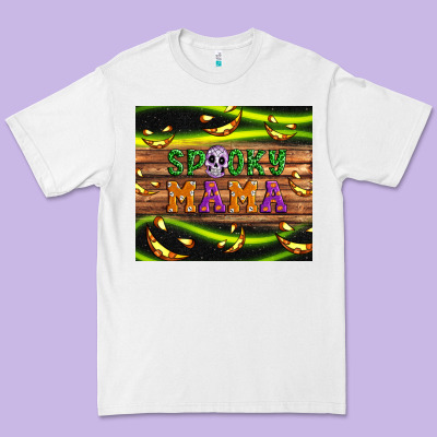 Spooky Mama Premium Tee Designed By Artiststas