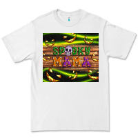 White Spooky mama Premium Tee - Artiststas