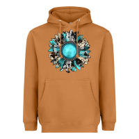 Meerkat western sunflower gemstone Heavyweight Hoodie - JahusDesignShop