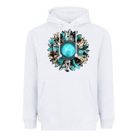 Western Sunflower Gemstone Heavyweight Hoodie | Teevron