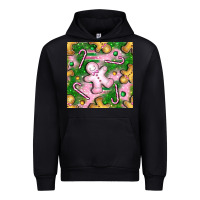 Black christmas smile gingerbread cookie seamless pattern bbs Urban Hoodie - BundleAndBundleShop