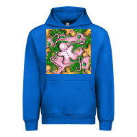Cobalt christmas smile gingerbread cookie seamless pattern bbs Urban Hoodie - BundleAndBundleShop