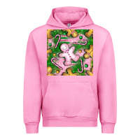 Fuchsia Pink christmas smile gingerbread cookie seamless pattern bbs Urban Hoodie - BundleAndBundleShop
