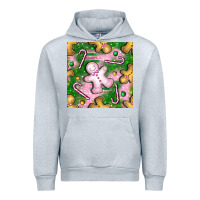 Heather Grey christmas smile gingerbread cookie seamless pattern bbs Urban Hoodie - BundleAndBundleShop