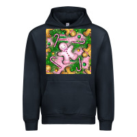 Navy christmas smile gingerbread cookie seamless pattern bbs Urban Hoodie - BundleAndBundleShop