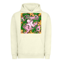 Pigment Pistachio christmas smile gingerbread cookie seamless pattern bbs Urban Hoodie - BundleAndBundleShop