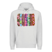 Dove Grey Western Easter brushstroke Premium Hoodie - NancyCooperArtShop