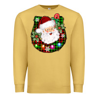 Antique Gold horseshoe santa Premium Sweatshirt - AdoDesignShop