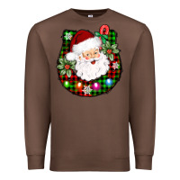 Chestnut horseshoe santa Premium Sweatshirt - AdoDesignShop