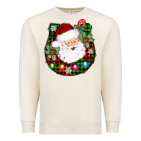 Sandshell horseshoe santa Premium Sweatshirt - AdoDesignShop