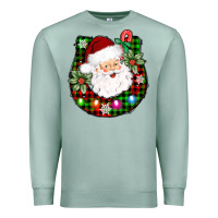 Seafoam horseshoe santa Premium Sweatshirt - AdoDesignShop