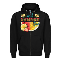 Black sweet summer time Zipper Hoodie - HRA Design Shop