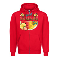 Red sweet summer time Zipper Hoodie - HRA Design Shop
