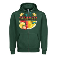 Sports Green sweet summer time Zipper Hoodie - HRA Design Shop