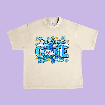 I'm Snow Cute Urban Heavy Tee Designed By Zillion Design Studio