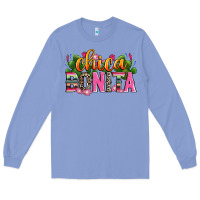 Colony Blue chica bonita Long Sleeve Tee - Zillion Design Studio