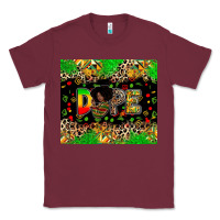 Burgundy dope juneteenth Classic Tee - Zillion Design Studio