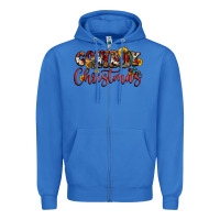True Royal cowboy christmas Zipper Hoodie - FaDigitalArtStudio