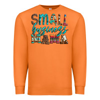 Carrot small business mama leopard turquoise aztec serape cowhide Premium Sweatshirt - Artiststas