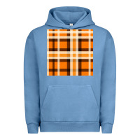 Pigment Pebble Blue tartan seamless pattern bbs Urban Hoodie - BundleAndBundleShop