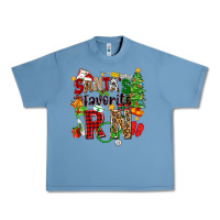 Pebble Blue santa's favorite rn Urban Heavy Tee - Zillion Design Studio