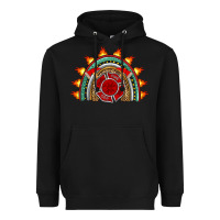 Black firefighter rainbow Heavyweight Hoodie - Artiststas