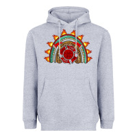 Heather Grey firefighter rainbow Heavyweight Hoodie - Artiststas