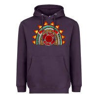 Plum firefighter rainbow Heavyweight Hoodie - Artiststas