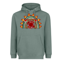 Firefighter Rainbow Heavyweight Hoodie | Teevron