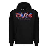Black 4th of july nursing administrator Premium Hoodie - NancyCooperArtShop