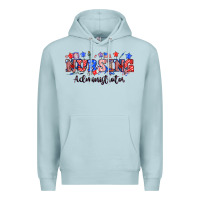 Blue Mist 4th of july nursing administrator Premium Hoodie - NancyCooperArtShop