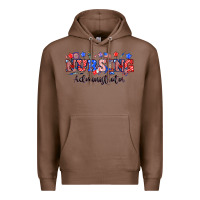 Chestnut 4th of july nursing administrator Premium Hoodie - NancyCooperArtShop
