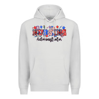 Dove Grey 4th of july nursing administrator Premium Hoodie - NancyCooperArtShop