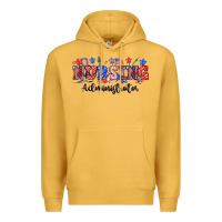 Mustard 4th of july nursing administrator Premium Hoodie - NancyCooperArtShop