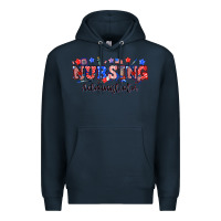 Navy 4th of july nursing administrator Premium Hoodie - NancyCooperArtShop