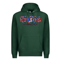 Sports Green 4th of july nursing administrator Premium Hoodie - NancyCooperArtShop