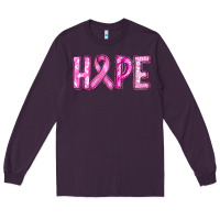 Plum breast cancer hope Long Sleeve Tee - RanaPortraitStore
