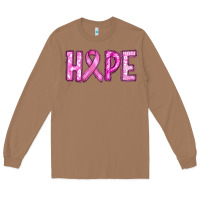 Toasted Coconut breast cancer hope Long Sleeve Tee - RanaPortraitStore