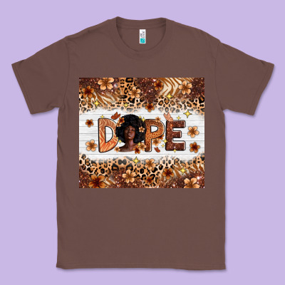 Dope Melanin Classic Tee Designed By Zillion Design Studio