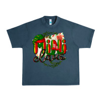 Midnight Navy mini claus christmas Urban Heavy Tee - BarkalooDesign