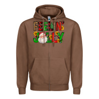 Chestnut feelin' jolly Zipper Hoodie - FaDigitalArtStudio
