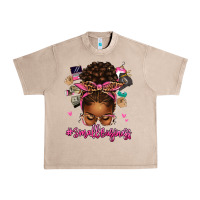 French Oak small business afro messy bun Urban Heavy Tee - texasbilliewilder