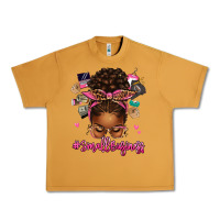 Peanut Butter small business afro messy bun Urban Heavy Tee - texasbilliewilder