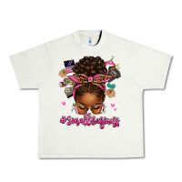 Pistachio small business afro messy bun Urban Heavy Tee - texasbilliewilder