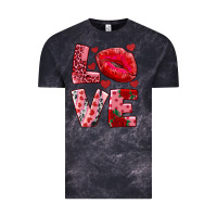 Cloud Black love kiss Vintage Tee - RanaPortraitStore