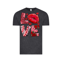 Vintage Black love kiss Vintage Tee - RanaPortraitStore