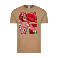 Vintage Coffee love kiss Vintage Tee - RanaPortraitStore
