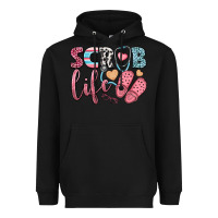 Black scrub life Heavyweight Hoodie - BundleAndBundleShop