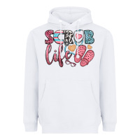White scrub life Heavyweight Hoodie - BundleAndBundleShop
